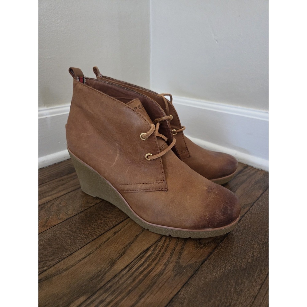 Sperry Harlow Wedge Ankle Bootie Women's 11 Fall Festival‎ Artsy Crafty Expo